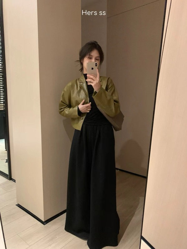 HERS> 簡約防曬皮外套 8062#
