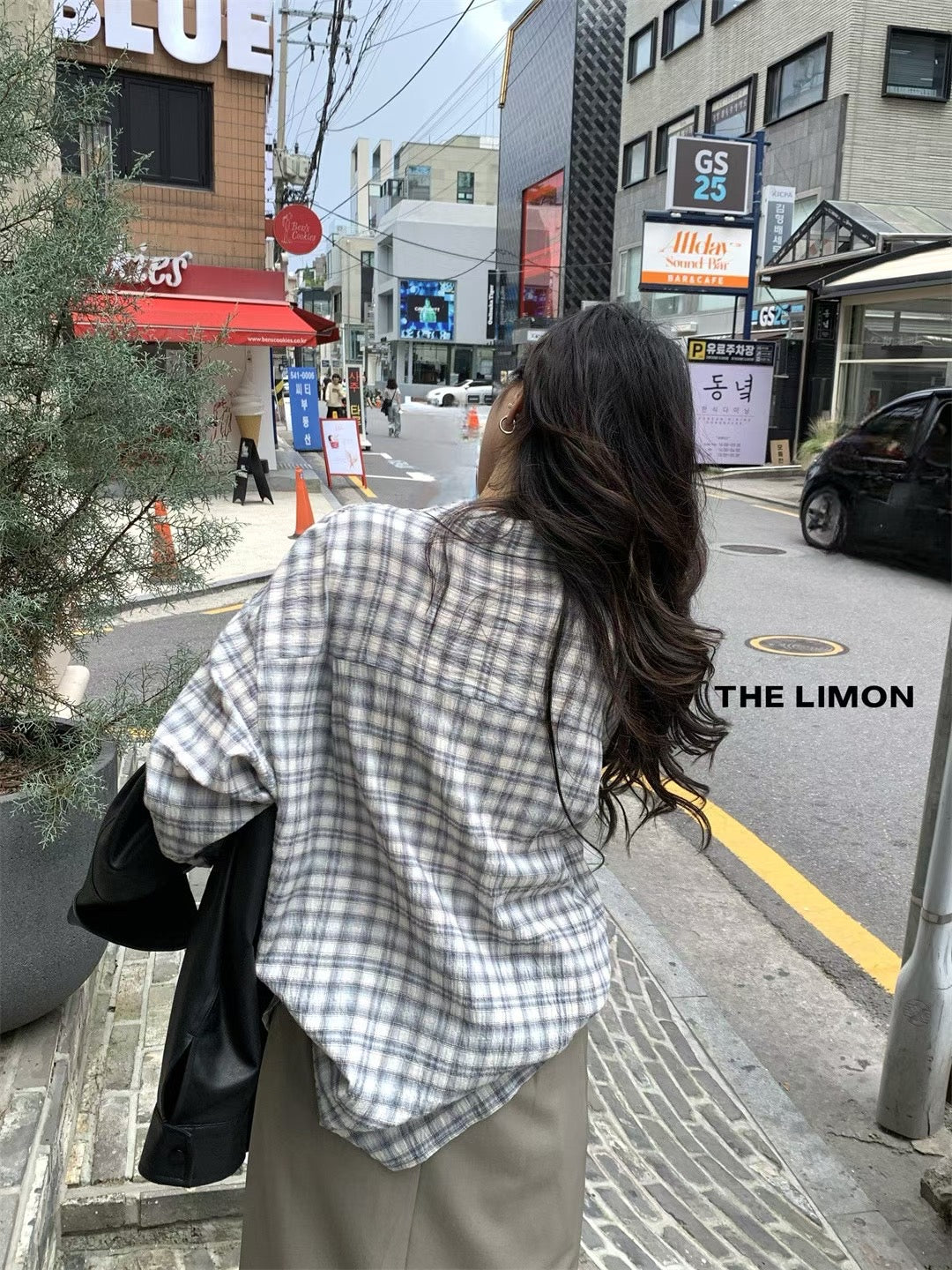 THE LEMON> 3色格紋襯衫 9005#