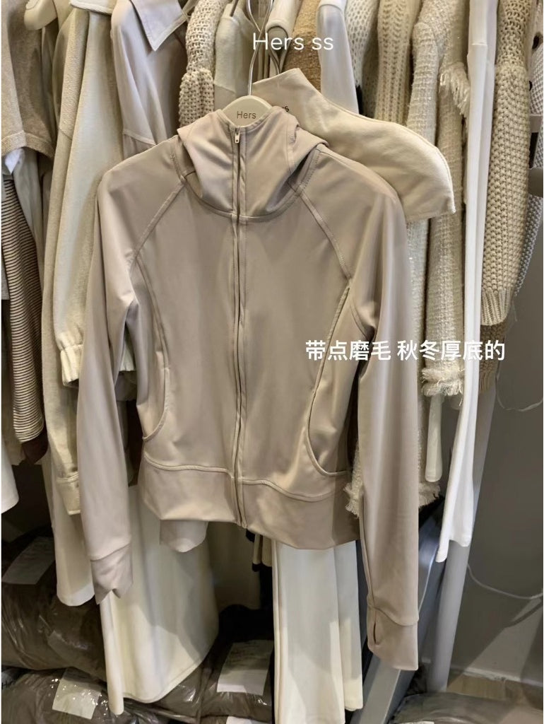 HERS> 磨毛防風外套3色 8142#
