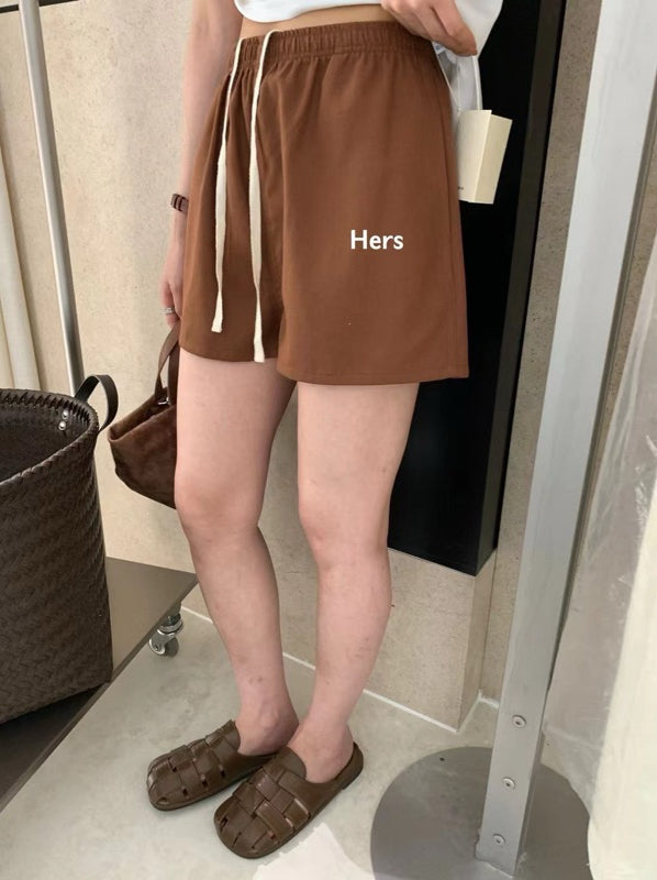 HERS> 美式棉麻短褲 9401#