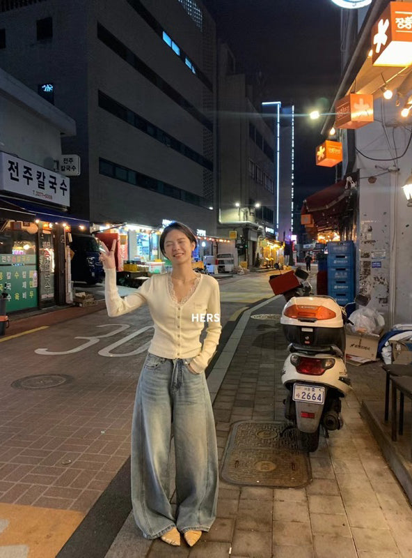 HERS> 水洗藍美式牛仔褲 20511#