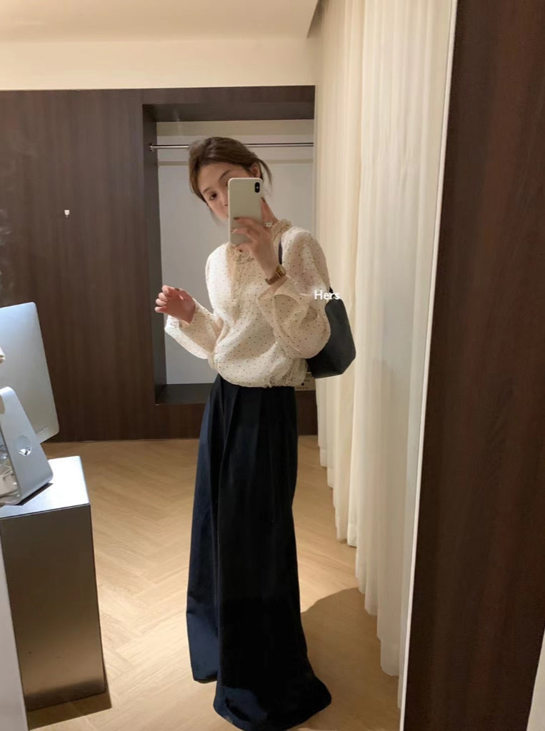 HERS>法式點點小衫 8092#