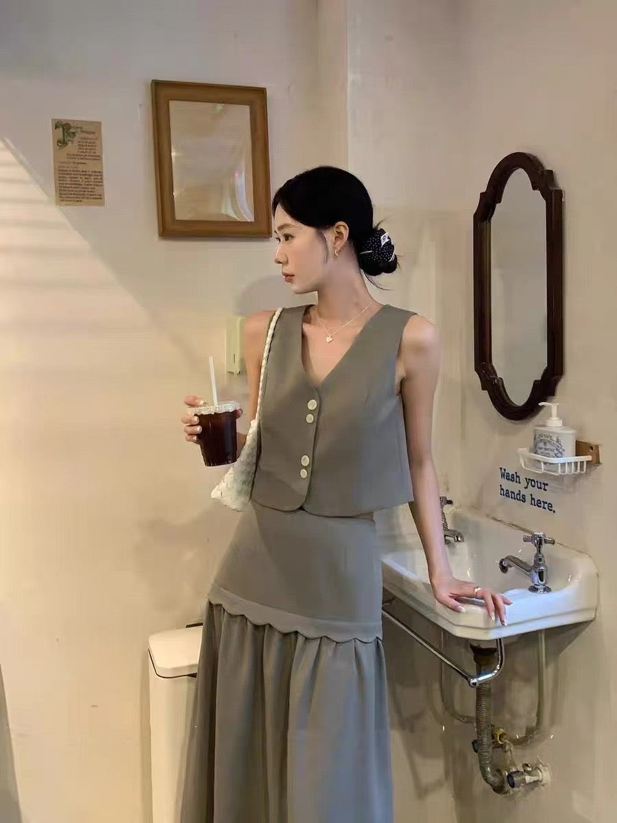 NENE> 老錢風雲朵氣質套裝 5983#