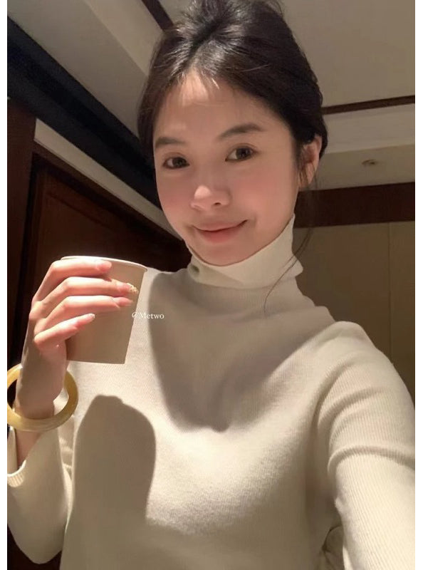 METWO> 山羊絨高領針織 2240#