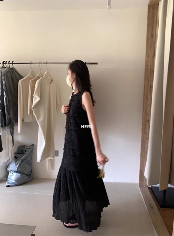 HERS> 長款貴氣連衣裙 20818#