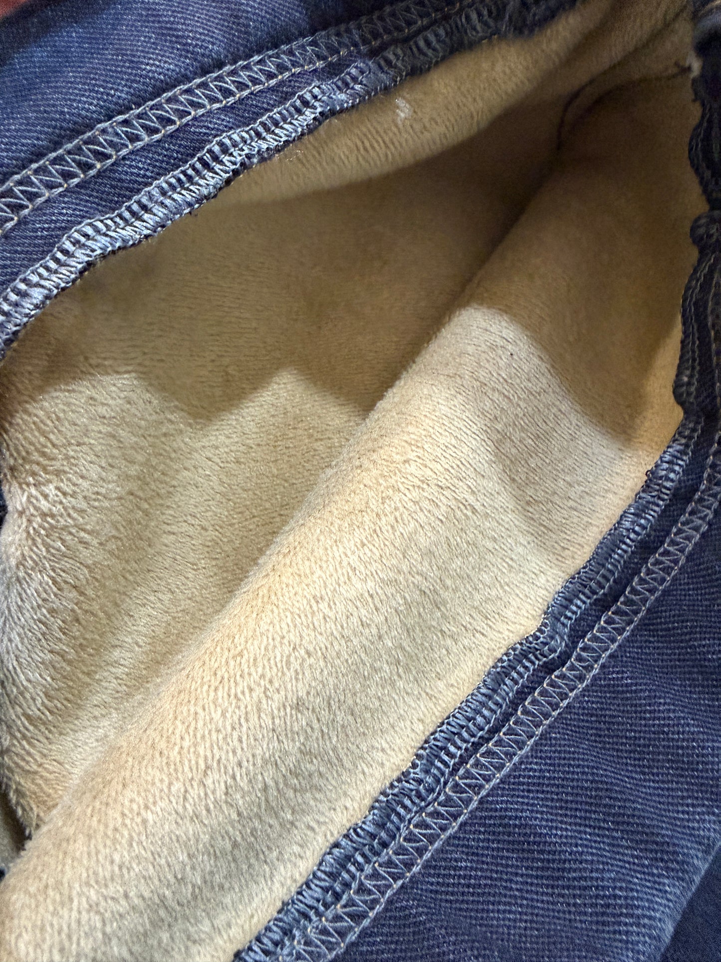 Hers - 配腰帶 微喇牛仔褲(有絨or 無絨) 92723#