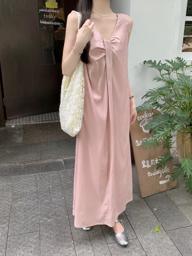 NENE> 扭結設計感無袖洋裝 2192#