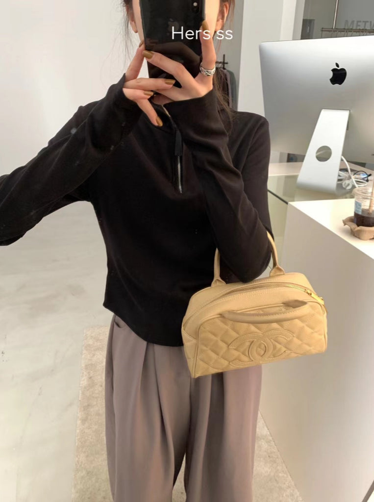 HERS>連帽拉鍊上衣 8097#
