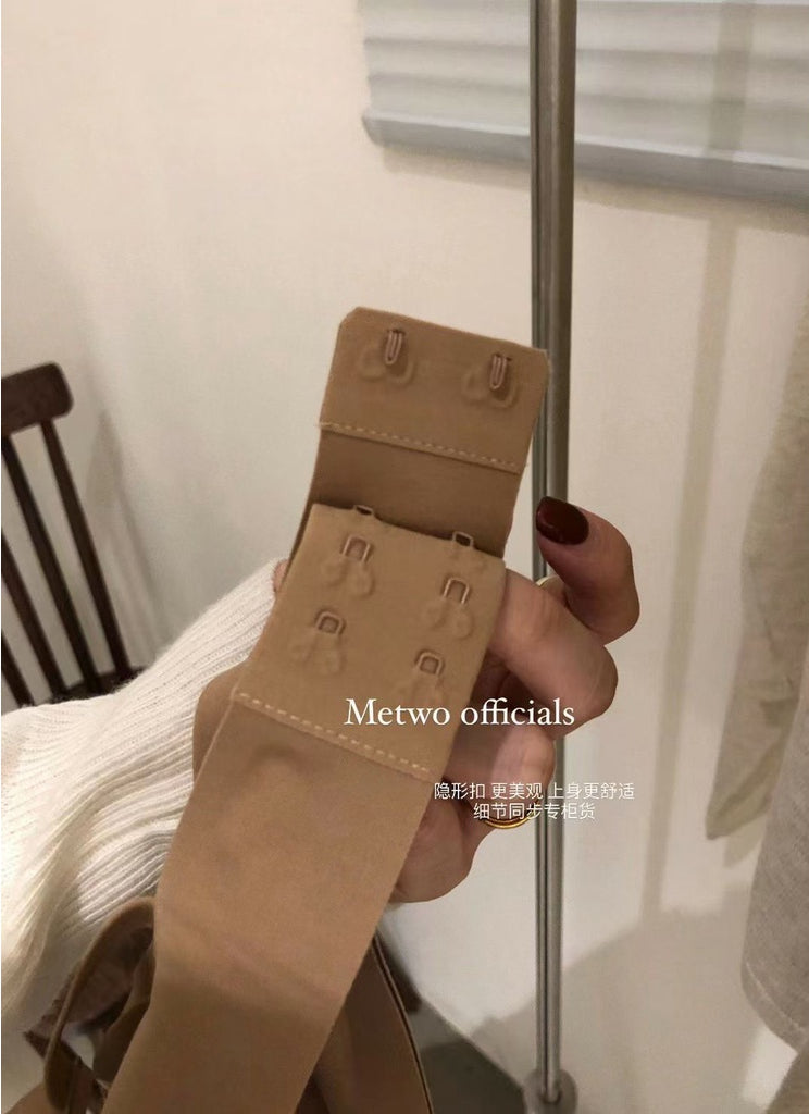 METWO>法式小方領空氣內衣BRA 74#