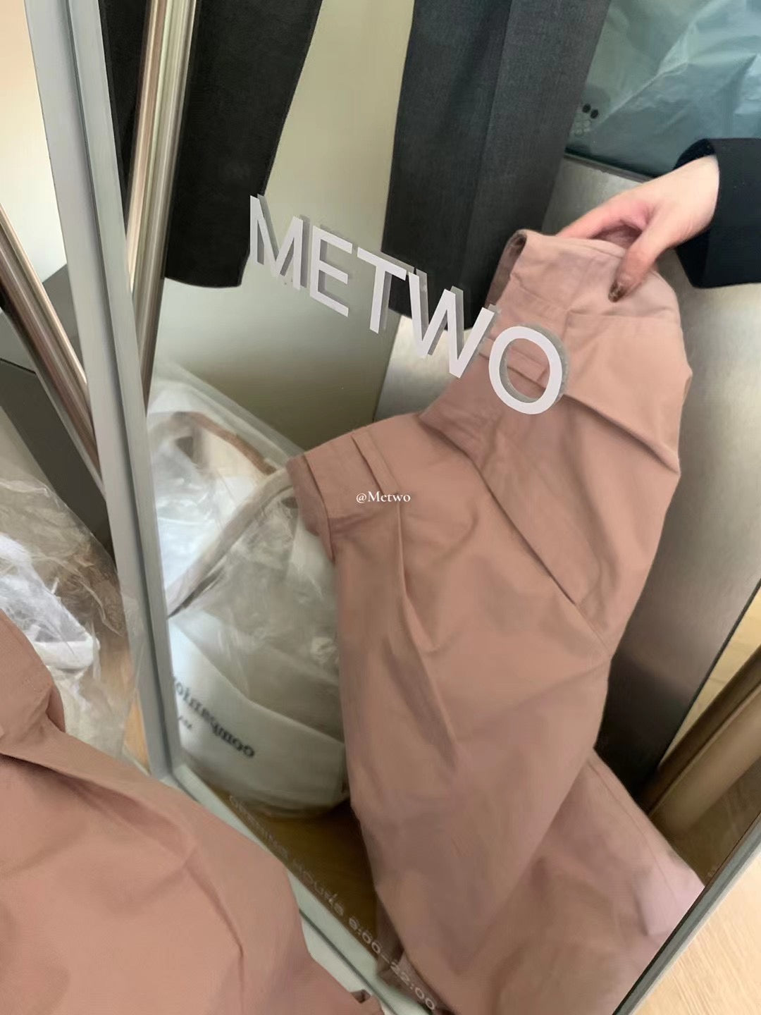 1229#METWO很喜歡的粉褲子