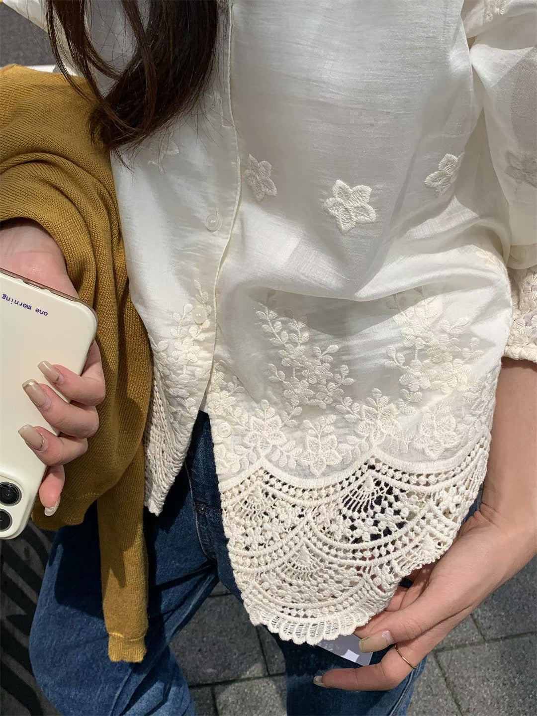 THE LEMON> 工藝刺繡兩件套 9007#