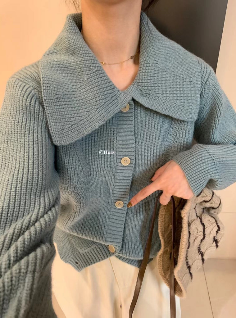 HERS>小翻領毛衣 8164#