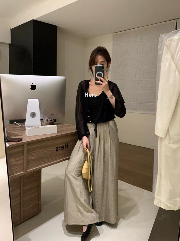 HERS> 冰絲棉防曬小開衫 9283#