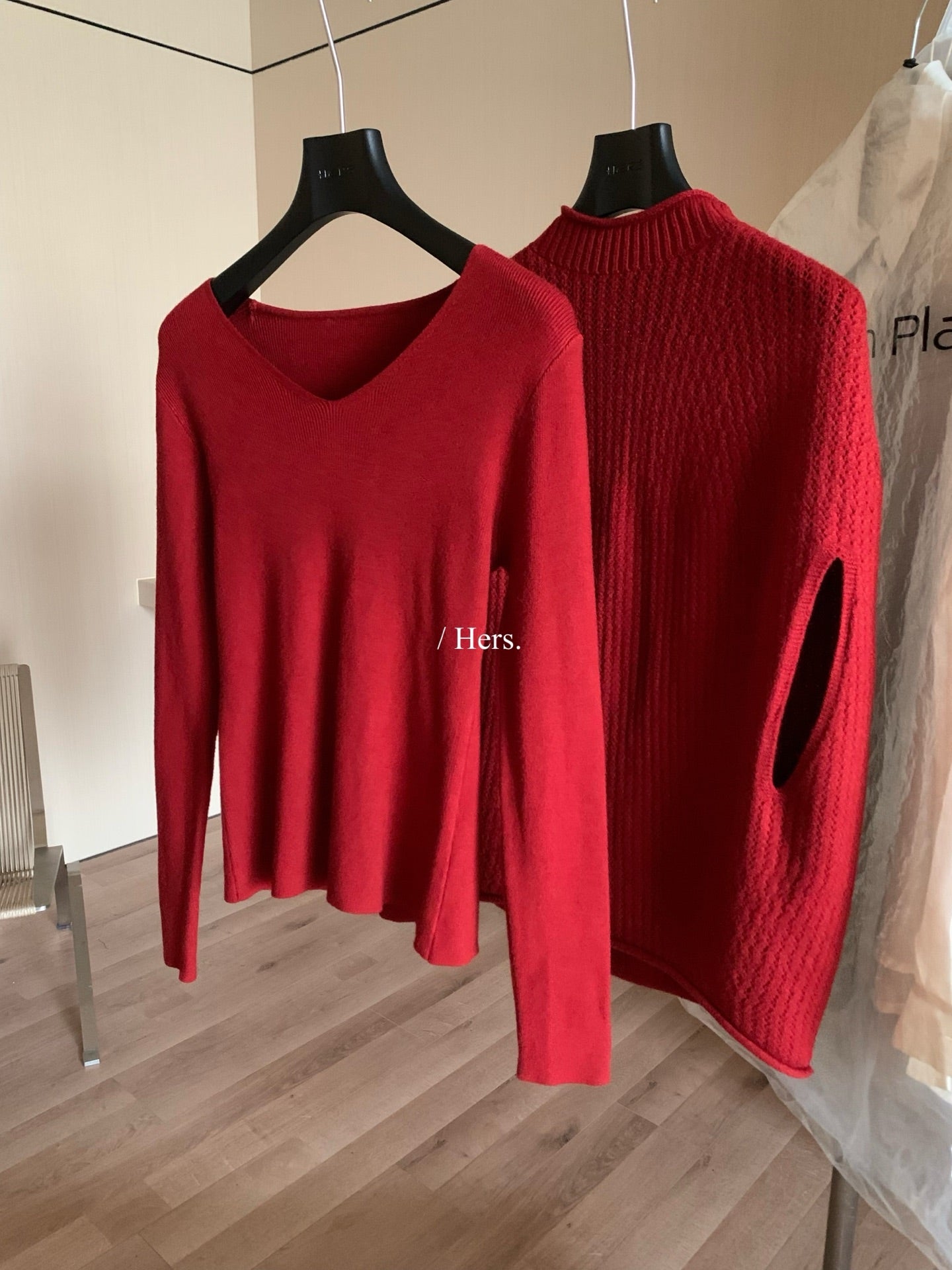 Hers - 兩件套軟糯針織毛衣 92828#