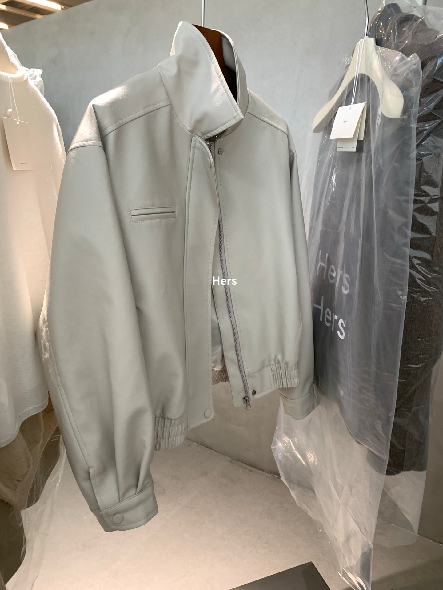 Hers - 經典皮夾克 92067#