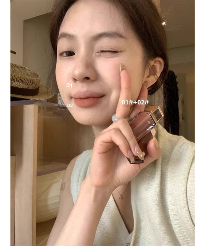 33愛用彩妝!monlyn唇釉 /Joocyee唇釉/腮紅 FLORTTE眼影/臥蠶筆04
