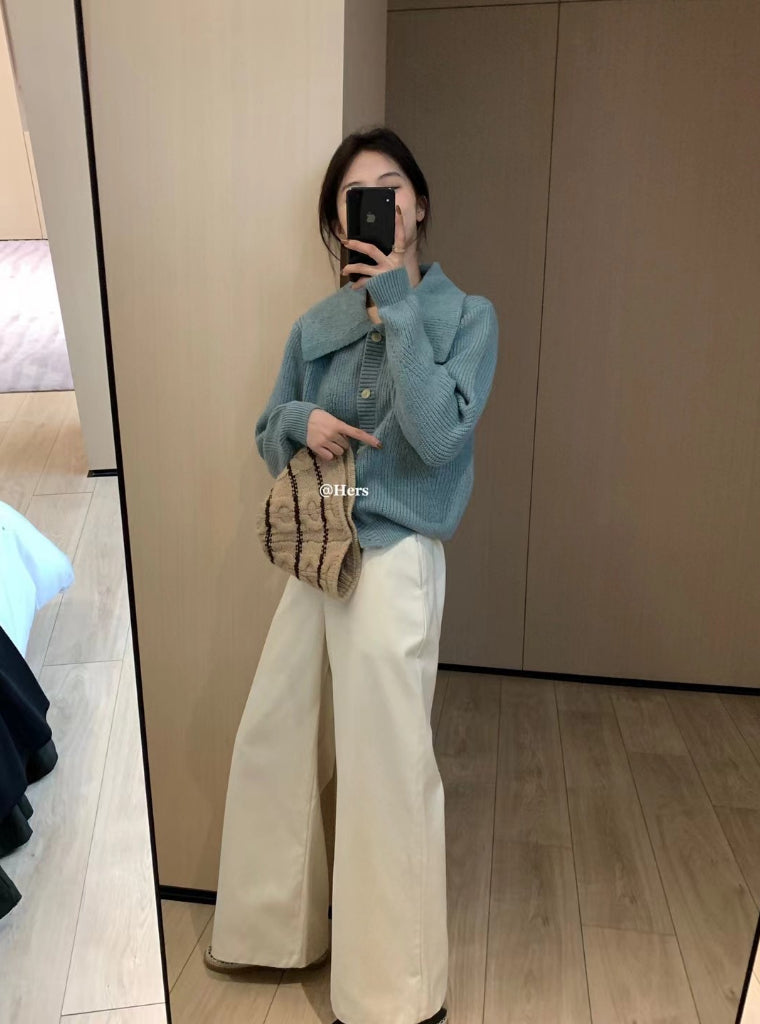 HERS>小翻領毛衣 8164#