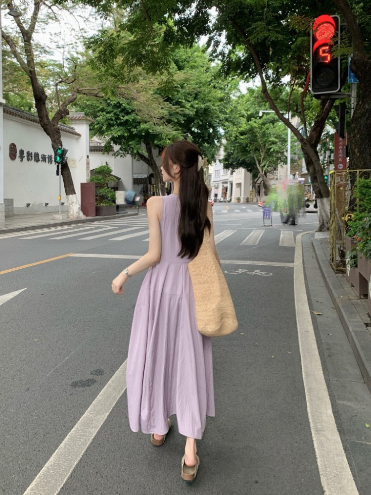 NENE> 花苞設計收腰連衣裙 2352#