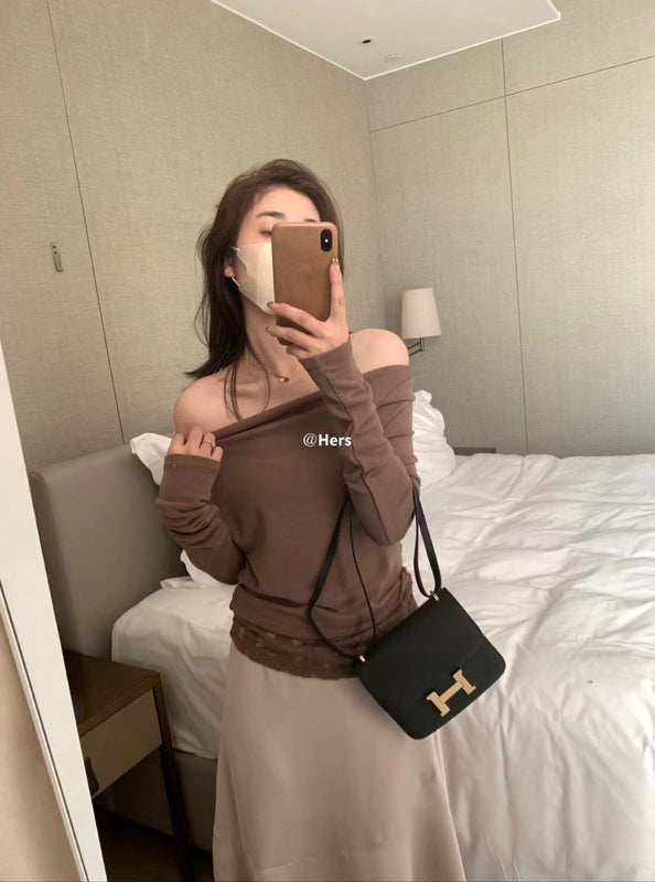 HERS> 多穿內絨花邊上衣 #10262#