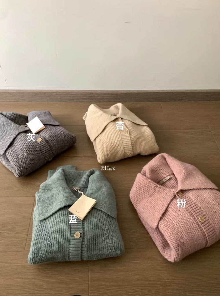 HERS>小翻領毛衣 8164#
