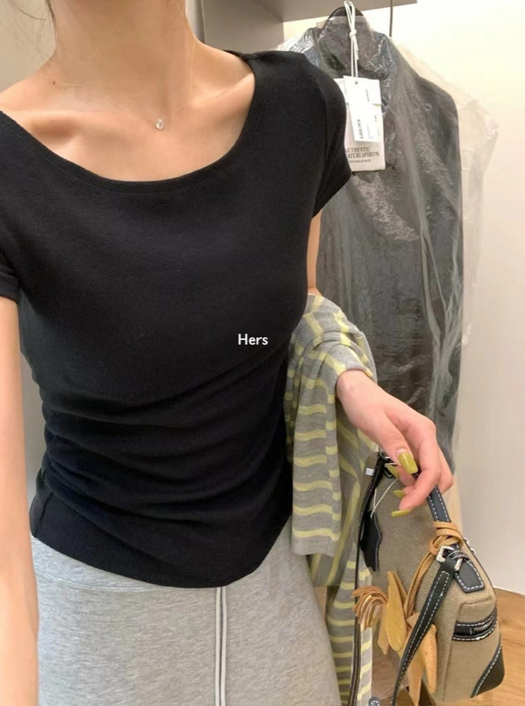 HERS> 圓領百搭T 20932#