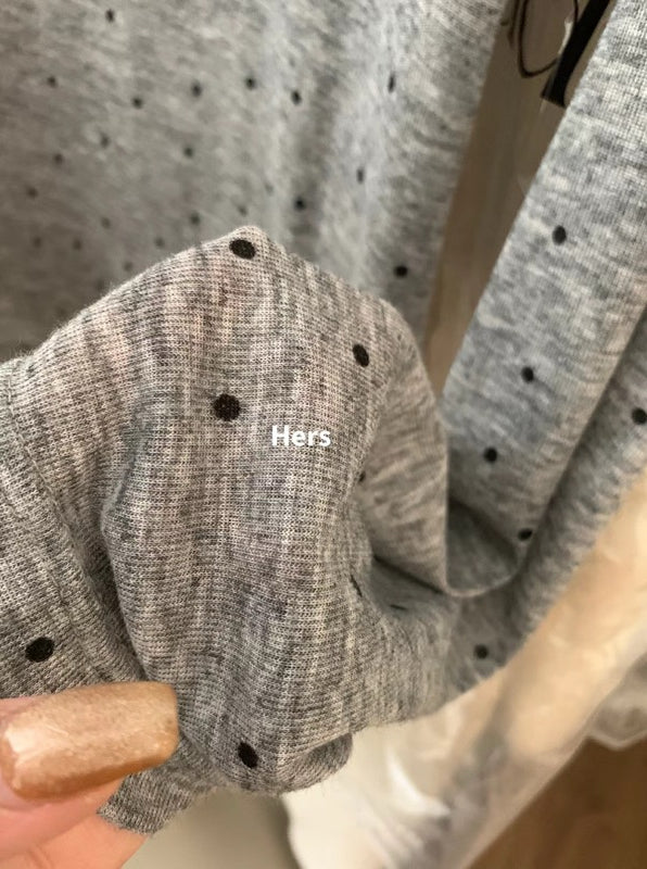 HERS> 波點薄衫 9260#