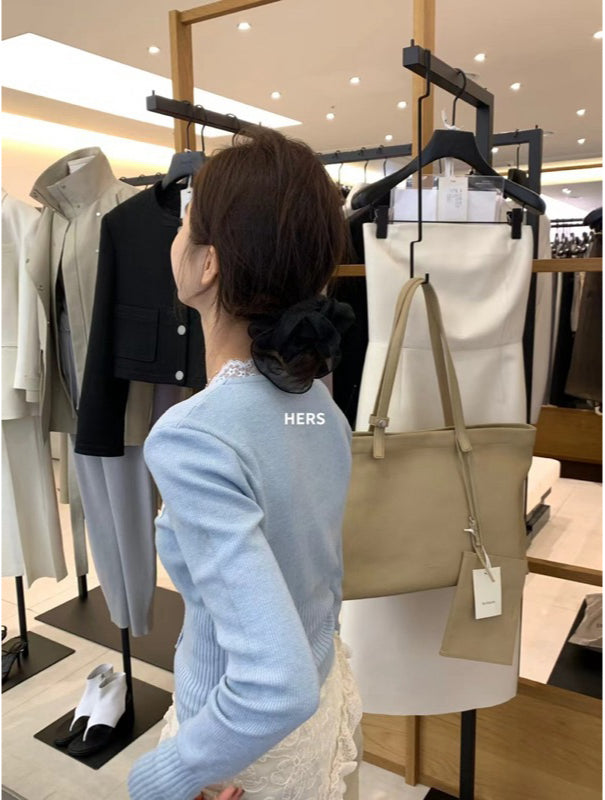 HERS> 5色氣質蕾絲拼接上衣 20505#
