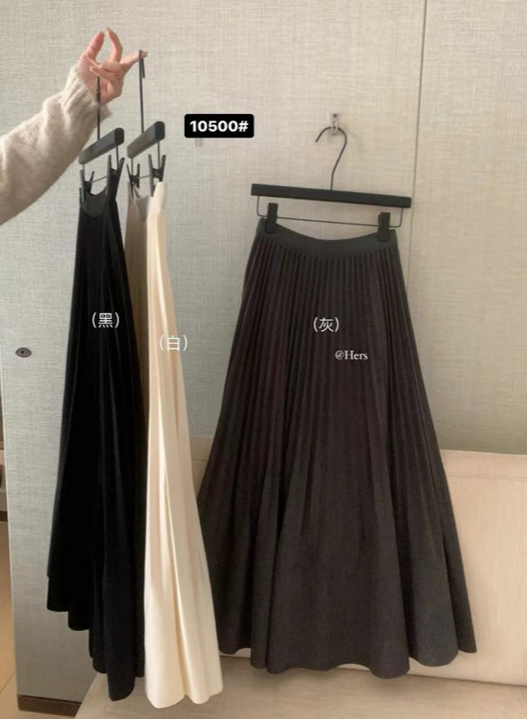 HERS> 百褶長裙 10550#