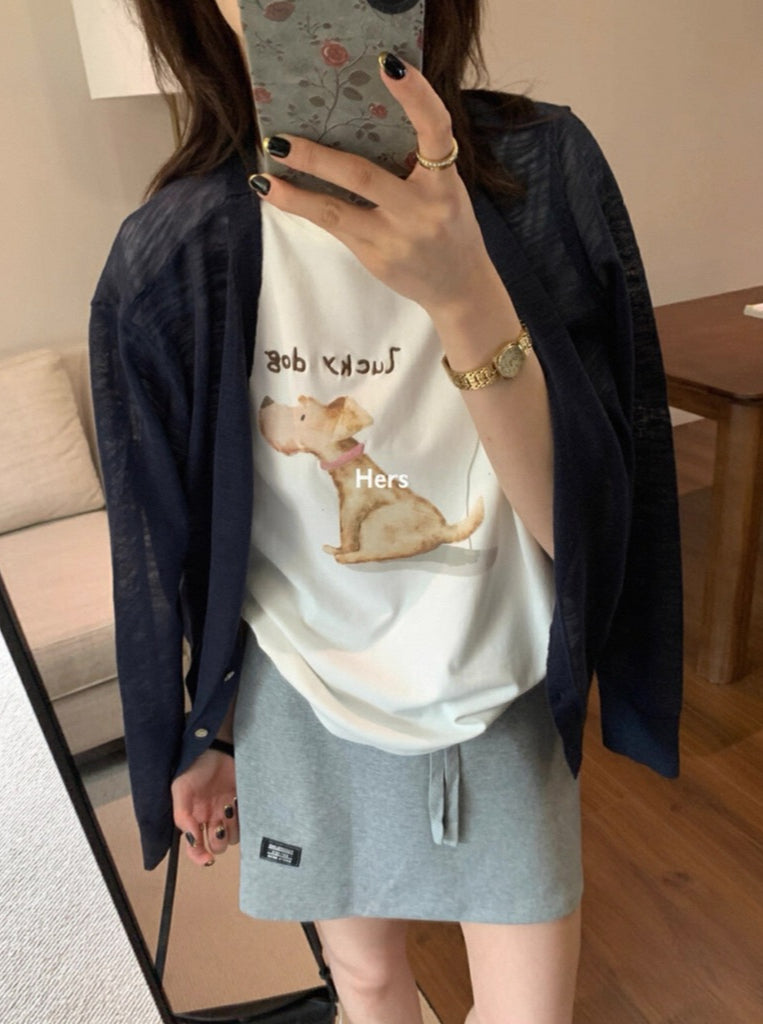 HERS> 休閒狗狗T 20891#