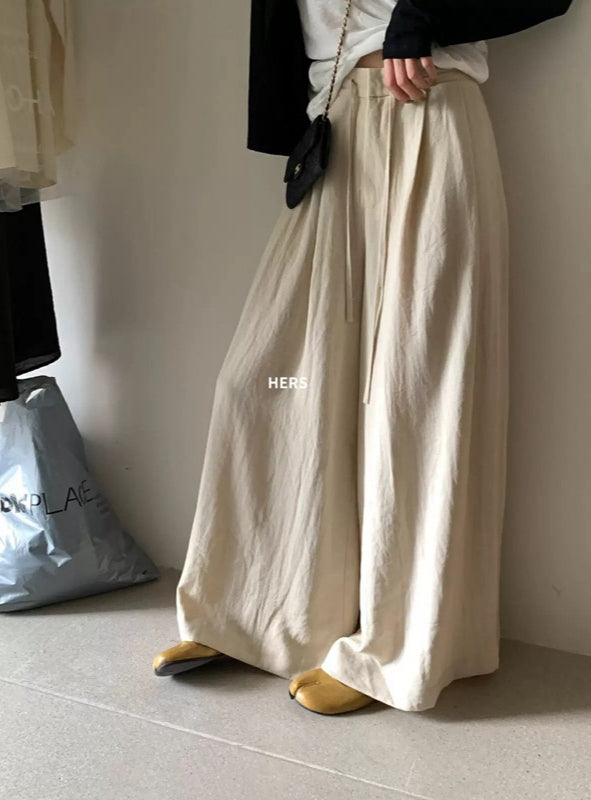 HERS> 寬鬆慵懶西裝休閒褲 20880#