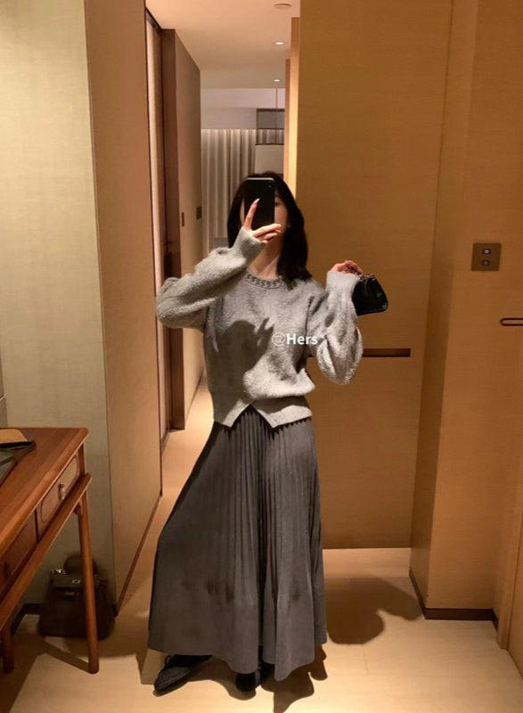 HERS> 百褶長裙 10550#