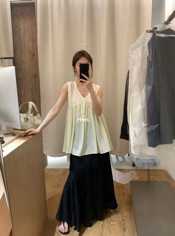 HERS> 醋酸魚尾裙 20825#
