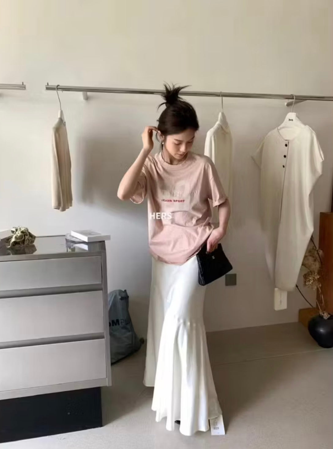 Hers - 超仙的一件刺繡襯衫&魚尾裙 20825#