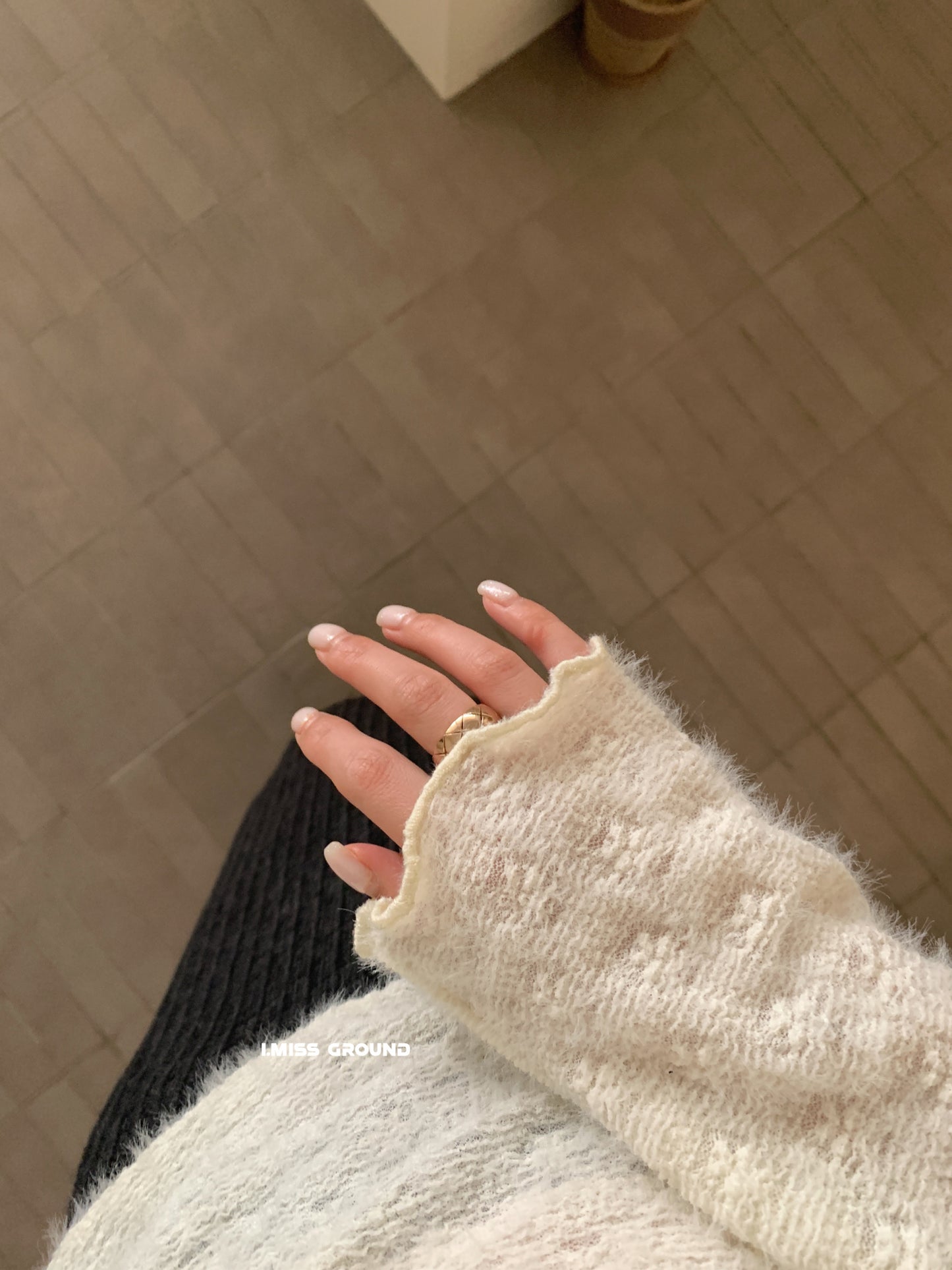 i miss - 仙仙兒蕾絲打底衫  90533#