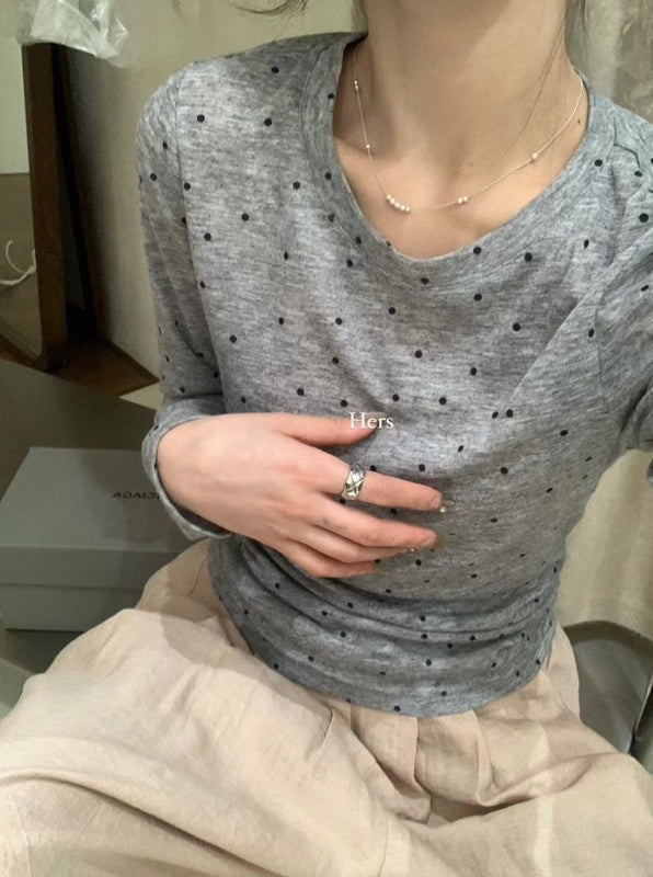 HERS> 波點薄衫 9260#