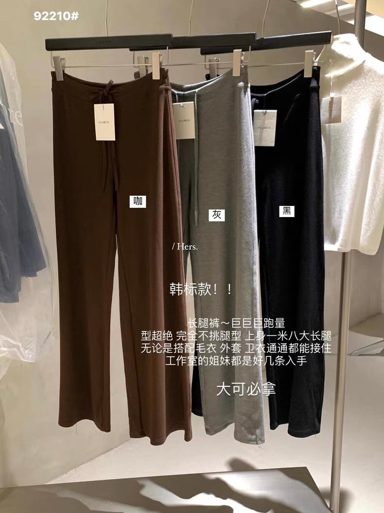 HERS> 簡約中古感慵懶休閒褲 92210#
