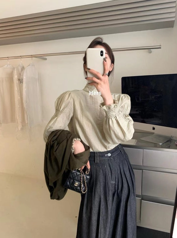 HERS> 皺褶襯衣 9152#