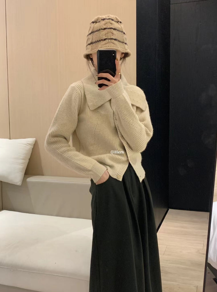 HERS>小翻領毛衣 8164#