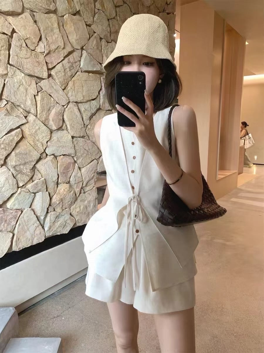 NENE> 老錢風氣質假兩件套裝 7095#