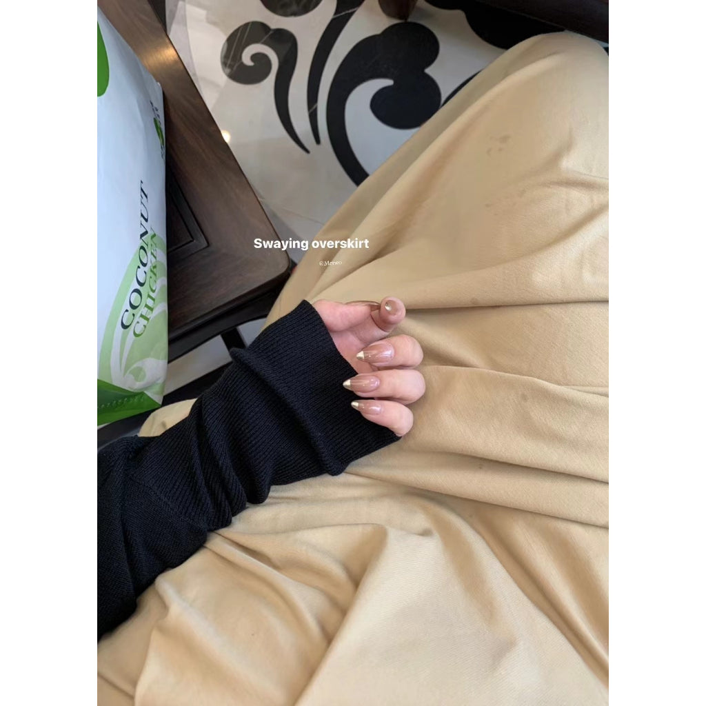 現貨*1389#METWO奶茶不對稱半裙𝐬𝐦𝐥