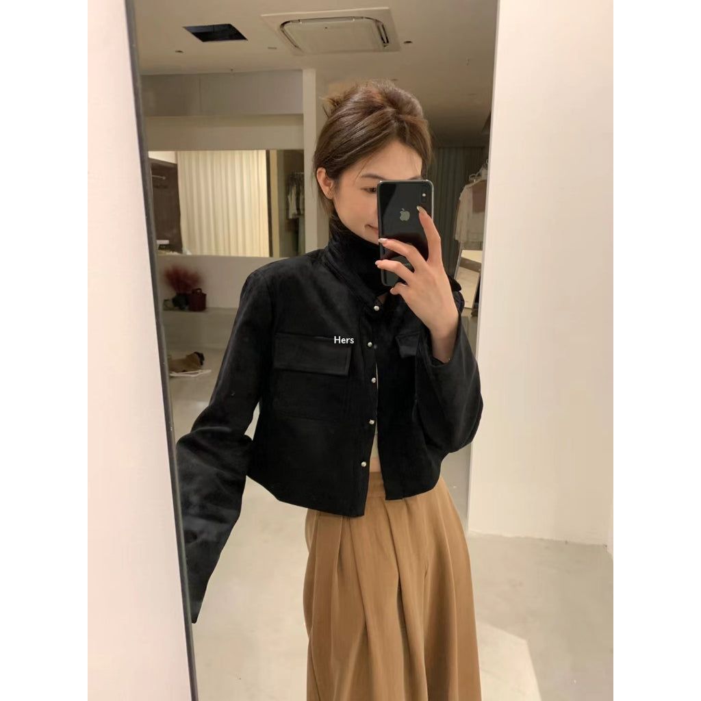 現貨*8069#HERS麂皮絨小外套