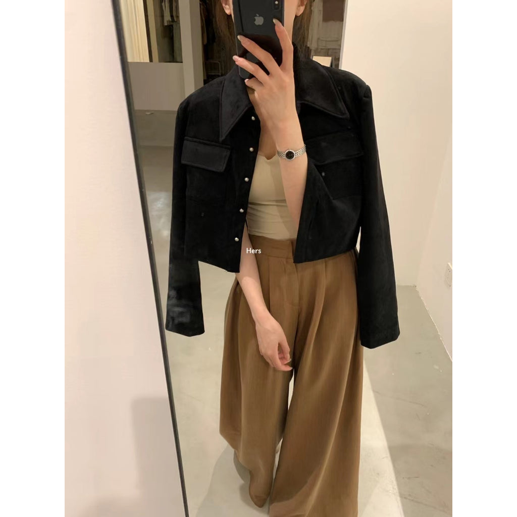 現貨*8069#HERS麂皮絨小外套