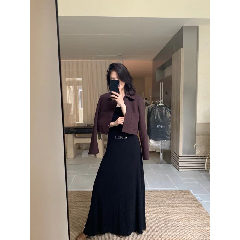HERS> 極簡嬰兒棉吊帶裙 10027#