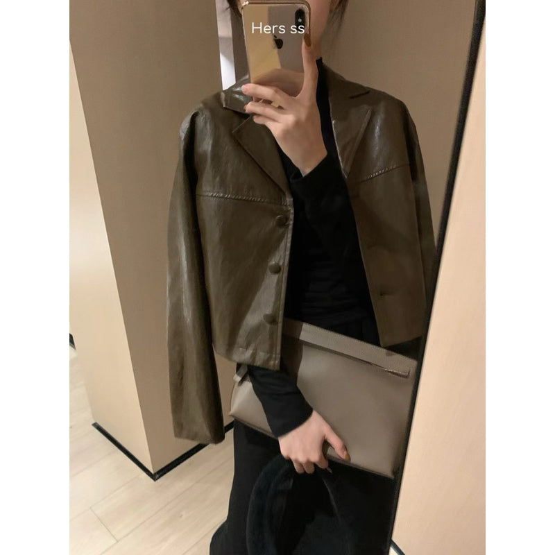 現貨*8062# HERS 簡約防曬皮外套