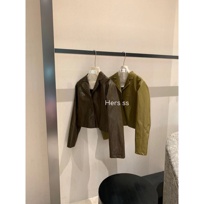 現貨*8062# HERS 簡約防曬皮外套