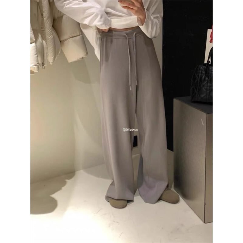 現貨*1816#METWO垂感闊腿針織褲
