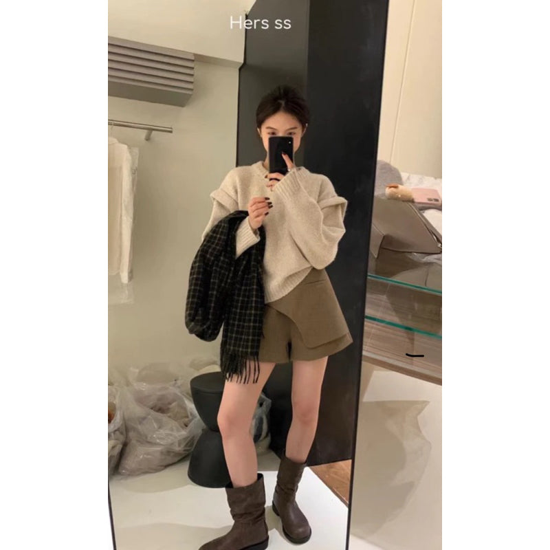 現貨*8553#HERS 不規則西裝短褲