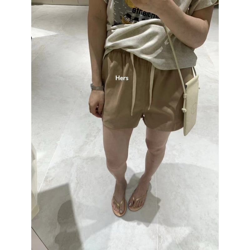 現貨*9401#HERS 美式棉麻短褲