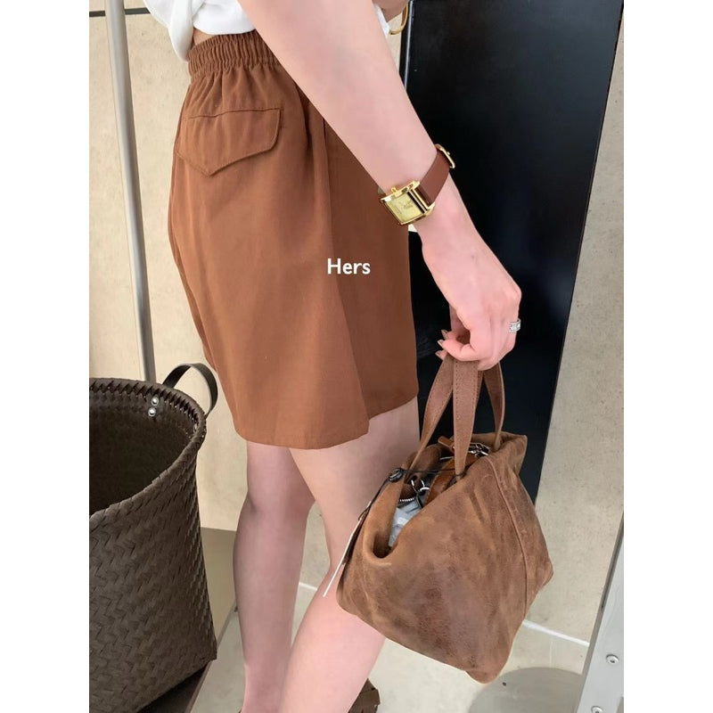 現貨*9401#HERS 美式棉麻短褲