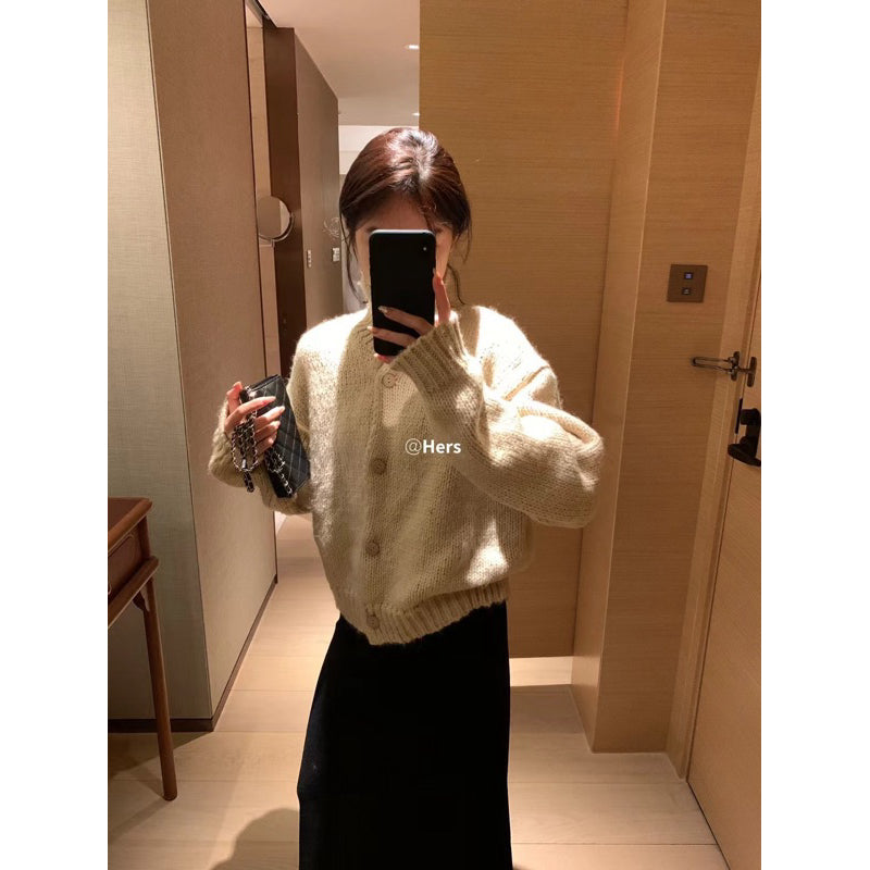 HERS> 立領厚實毛衣 10513#